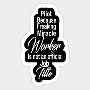 Pilot Sticker